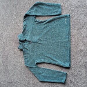 Eddie Bauer Blue 1/4 Zip Fleece size XS